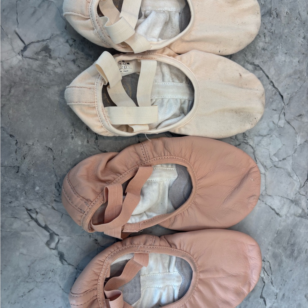 Bloch Kids Ballet Slippers - Cream And Pink